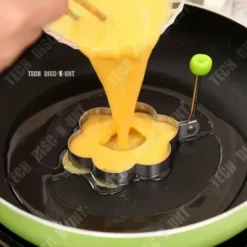 Omelettpannor - TD® - 4 former - Rostfritt stål - Diskmaskinskompatibel - Kreativ