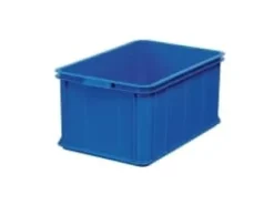 Opbevaringskasse, 55 l, 60 x 40 x 28,5 cm, plast, blå