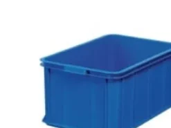 Opbevaringskasse, 55 l, 60 x 40 x 28,5 cm, plast, blå