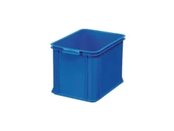 Opbevaringskasse, 28 l, 28,5 x 30 x 40 cm, plast, blå