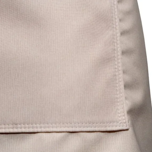 Opole folkköksförkläde med blommor och äng, beige