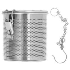 Optimerad titel: "Mångsidig kryddpåse i rostfritt stål för silning av kryddor i soppor - 0,7L"