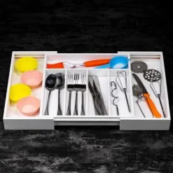 Organiseringsinsats för besticklåda, utdragbar 52/31x31cm KINGHOFF KH-1746