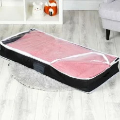 Organiseringsväska för sängkläder, filtar, kläder, under sängen, platt