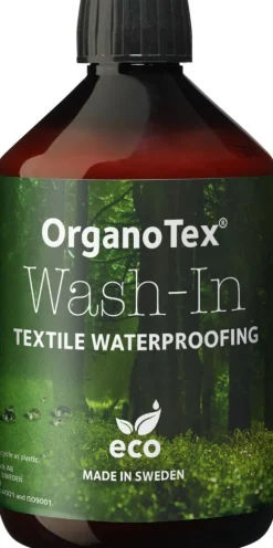 ORGANOTEX WASH-IN TEXTILE WATERPROOOFING 500 ml, tvättimpregnering Gore-Tex