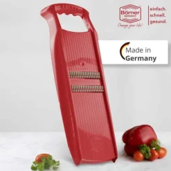 Original Borner Roko PowerLine - grönsaks- och fruktskärare för fina strimlor grönsaksskärare julienneskärare