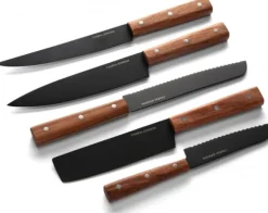 Orrefors Jernverk 5-pack Knivar Svart