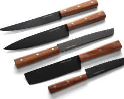 Orrefors Jernverk 5-pack Knivar Svart