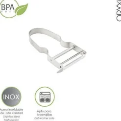 Oryx 5076036 grönsaksskalare i rostfritt stål 5 X 10,6 (Höjd) CM