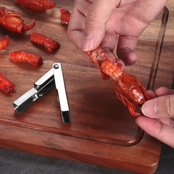 Ostronöppnare i rostfritt stål - Enkel mussla- och ostronöppnare