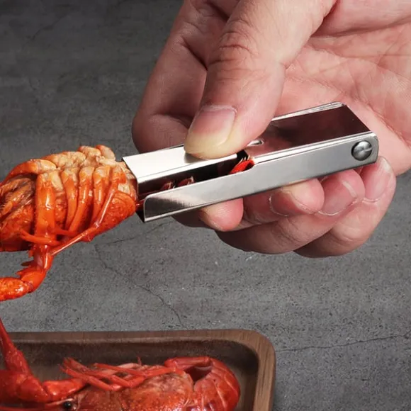 Ostronöppnare i rostfritt stål - Enkel mussla- och ostronöppnare