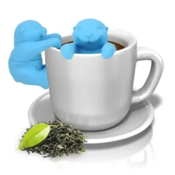 Otterformat Tefilter Söt Silikon Tesil Återanvändbar Tesil