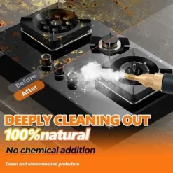 OUTIGO Bärbar ångtvätt - Högtemperatur köksrengöringsapparat - 2000W-grön