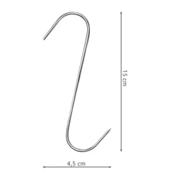 15-Pack - Rökkrokar / Köttkrokar (15 cm)