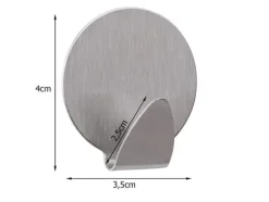 4-Pack - Självhäftahnde Krokar - Stål