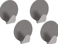 4-Pack - Självhäftahnde Krokar - Stål