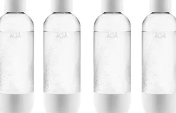 4-pack AGA AQVIA PET-flaska, 1L (Vit)