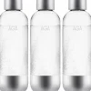 3-pack AGA AQVIA Stål 1L, PET-flaska