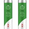 2-pack AGA Biogon C Kolsyrepatron 425g, Grön