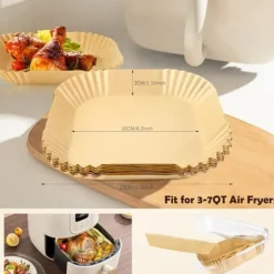100-pack Bakplåtspapper Airfryer 16cm - Medium
