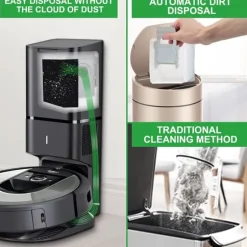 6-pack dammsugarpåsar iRobot Roomba i7 i7+ i7+ E5 E6 S9 S9+