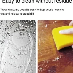 3-Pack Dubbel­sida Skärbrädor i Rostfritt Stål – Mögelresistenta & Vattentåliga Skärbrädor för Kök