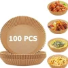 [100-Pack] Engångspapper För Air Fryers