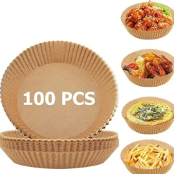 [100-Pack] Engångspapper För Air Fryers