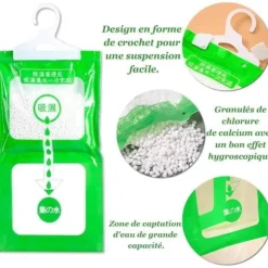 10-pack Garderob fuktabsorberande, anti-mögel hängande avfuktare Anti-fuktpåse för garderob/bil