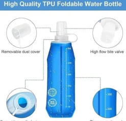 2-Pack ,OBOSOE SOFT FLASK 500 ML, mjuk vattenflaska för vätskeväst