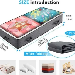 2-Pack Sängförvaring – Förvaring Under Sängen