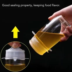 6-pack återanvändbara silikonsträckbara lock - Högtemperaturbeständig - Rund - Kylskåp, mikrovågsugn, ugnsskydd