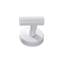 2-pack väggkrokar - vita självhäftande krokar