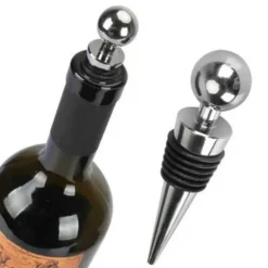 3-Pack Vinkork i Metall – Vinpropp Vinförslutare Silver