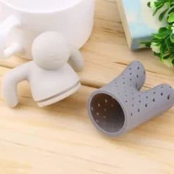 Packa 2 tefilter te-infuserare i 100 % livsmedelsgodkänd silikon utan BPA