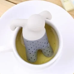 Packa 2 tefilter te-infuserare i 100 % livsmedelsgodkänd silikon utan BPA