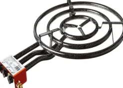 Paellero gas - GARCIMA - 700mm - Svart - Emaljerat järn - Praktiskt och lätt att använda