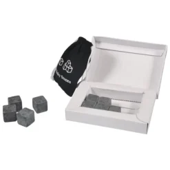 -paket med 9 st. isbitar för whiskykylsten, drycker, vin, ölkylare, barberedningskuber, presentset