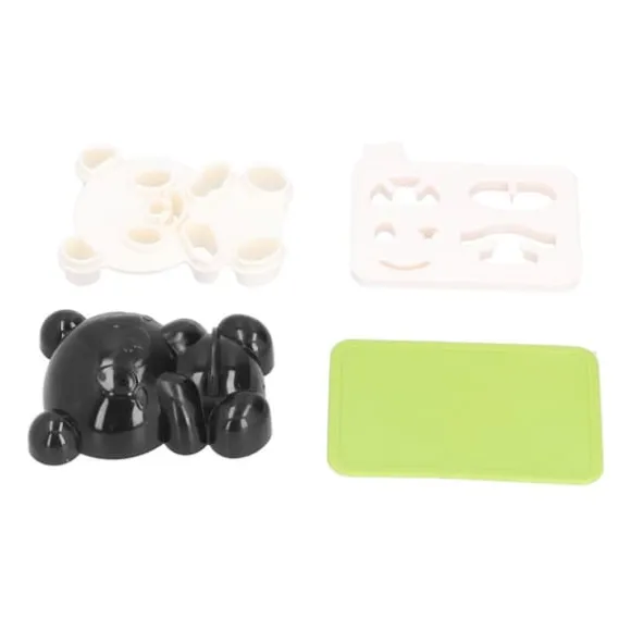 Panda Risbollsform Silikon av livsmedelskvalitet Söta gör-det-själv-kakor Onigiri-form för köksrestauranger