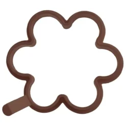 Pannkaksform i silikon, brun blomma, 12 cm SILLINIE ORION 151792