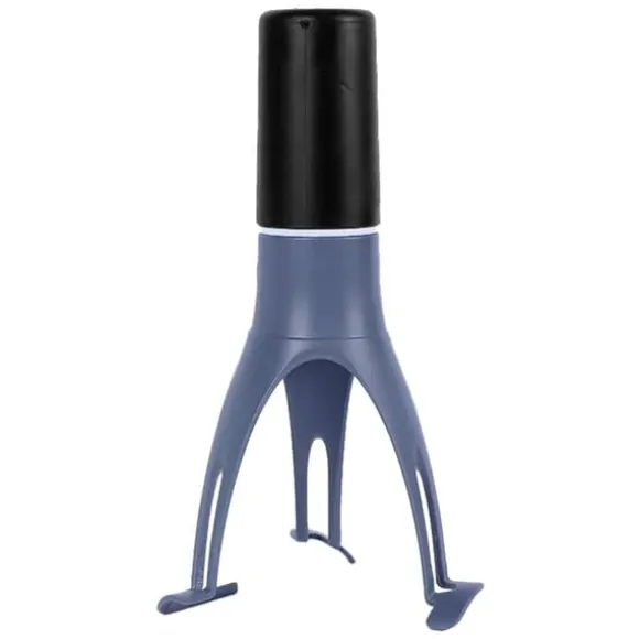 Pannrörare Triangel Äggvisp Plast Enkel att använda Diskmaskin Säker Köksrörare Mixer för sås Soppa Grädde Blå