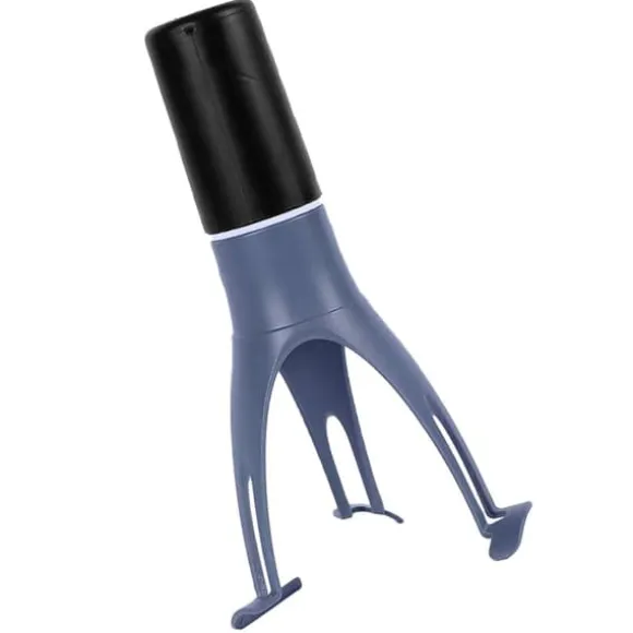 Pannrörare Triangel Äggvisp Plast Enkel att använda Diskmaskin Säker Köksrörare Mixer för sås Soppa Grädde Blå