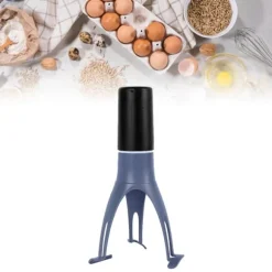 Pannrörare Triangel Äggvisp Plast Enkel att använda Diskmaskin Säker Köksrörare Mixer för sås Soppa Grädde Blå