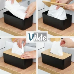 Paper Tissue Dispenser Box Organizer Tissue Box
