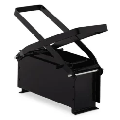 Pappersbrikettpress, 25.5x28x14.5 cm, Svart