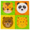 Pappersservett Zoo Party 33x33cm 16-pack