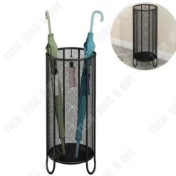 Paraplyställ - TD® - 19x49,3cm - Rostfritt stål - Stabil - Fast vattentank