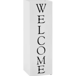 Paraplyställ welcome stål vit