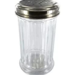 Parmesan- och florsockersikt i glas 13 cm Fackelmann