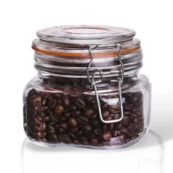 Patentglasburk med klämma 500 ml